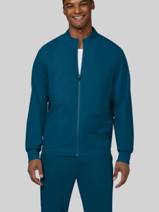 C401 Cureology Alpha Zipper Jacket Caribbean Blue