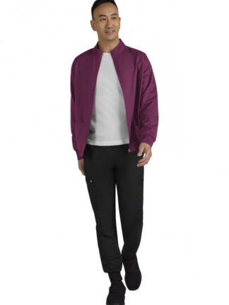 C401 Cureology Alpha Zipper Jacket Wine