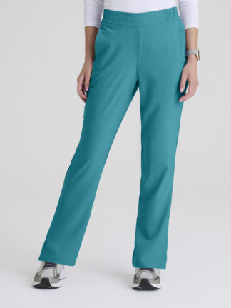GSSP627 Evolve Stretch Cosmo Elastic Waist Pant Teal Blue