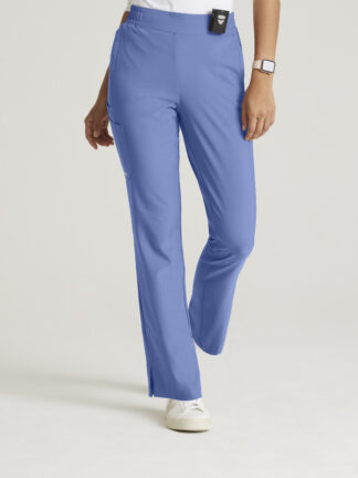 GSSP627 Evolve Stretch Cosmo Elastic Waist Pant Ceil Blue