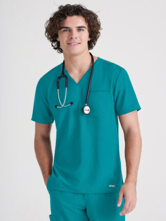 GSST179 Evolve Stretch Journey 1 Pocket Top Teal Blue