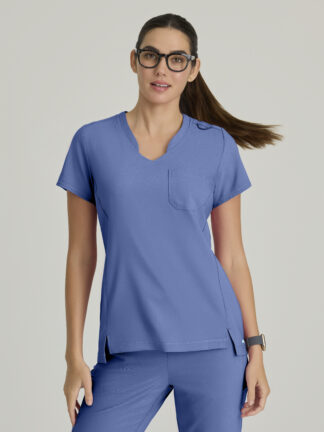 GSST181 Evolve Stretch Sway Tuck-In Top Ceil Blue