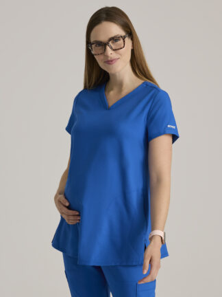 GSST262 Evolve Stretch Promise Maternity Top Royal