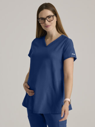 GSST262 Evolve Stretch Promise Maternity Top Navy