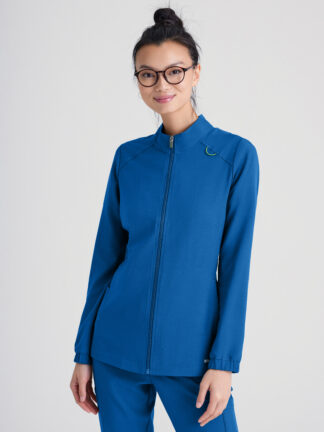 GSSW886 Evolve Stretch Vitrue Warm Up Jacket Royal