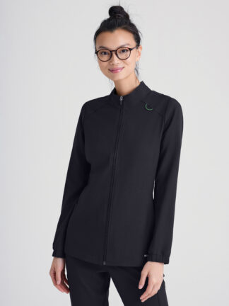 GSSW886 Evolve Stretch Vitrue Warm Up Jacket Pewter