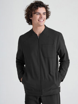 GSSW887 Evolve Stretch Cycle Warm-Up Jacket Black