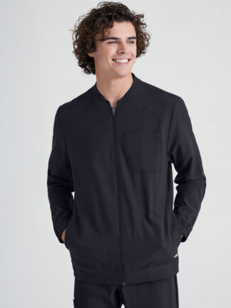 GSSW887 Evolve Stretch Cycle Warm-Up Jacket Pewter