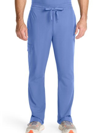 HH154 Quest Angelo Straight Leg Zip Fly Pant Ceil Blue