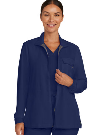 HH360 Quest Zip Front Utility Jacket Navy