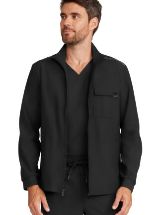 HH361 Quest Zip Front Utility Jacket Black