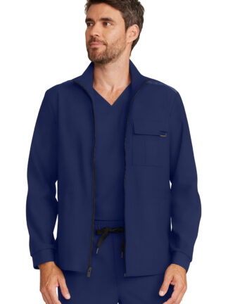 HH361 Quest Zip Front Utility Jacket Navy