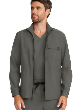 HH361 Quest Zip Front Utility Jacket Pewter