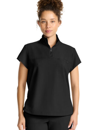 HH752 Quest Bella Quarter Zip Top Black