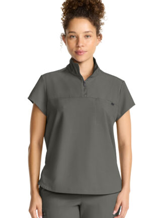 HH752 Quest Bella Quarter Zip Top Pewter