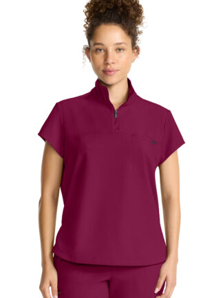 HH752 Quest Bella Quarter Zip Top Wine