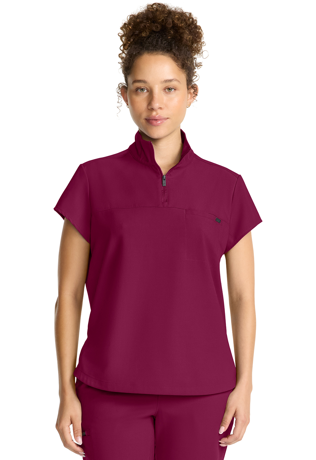 HH752 Quest Bella Quarter Zip Top Wine