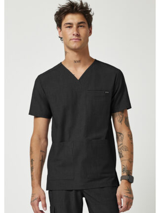 HH753 Quest Avery Y-Neck Top Black
