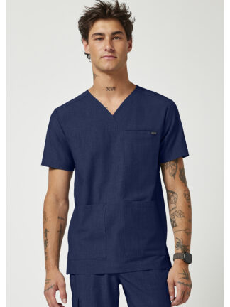 HH753 Quest Avery Y-Neck Top Navy