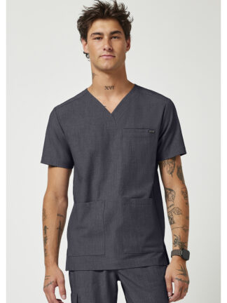 HH753 Quest Avery Y-Neck Top Pewter