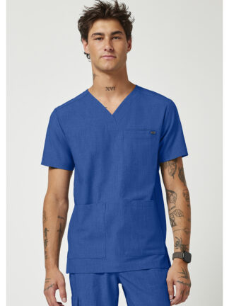 HH753 Quest Avery Y-Neck Top Royal