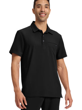 HH759 Quest Aidan Polo Collar Shirt Black