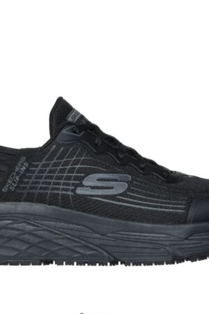 200231 Skechers Slip-ins Work Slip-Resistant Relaxed Fit: Max Cushioning Elite - Remmal Black